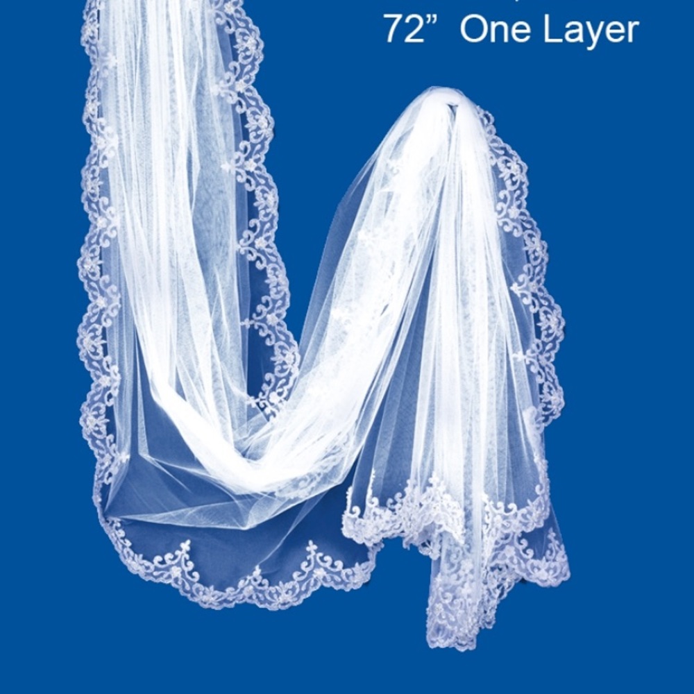 Casablanca Veil Cathedral length